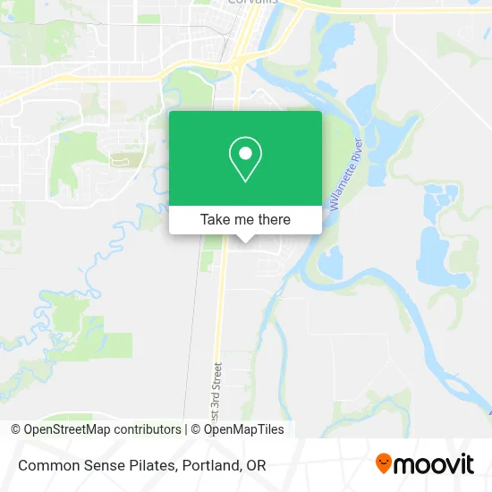 Common Sense Pilates map