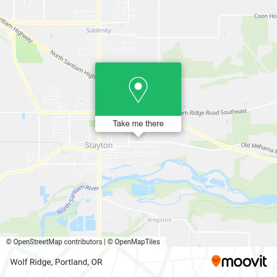 Wolf Ridge map