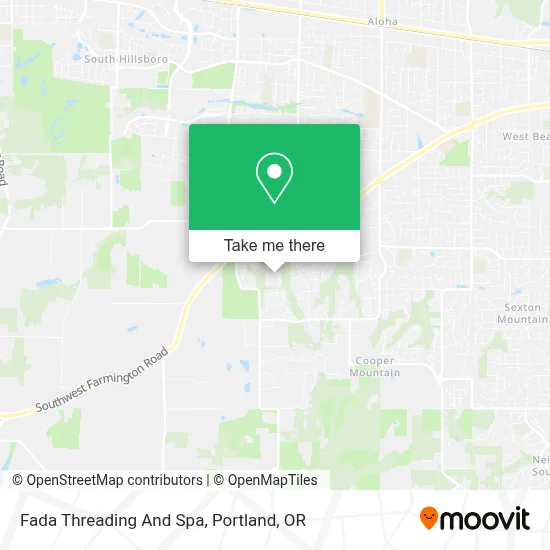 Fada Threading And Spa map