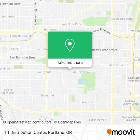 Iff Distribution Center map