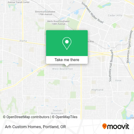 Arh Custom Homes map