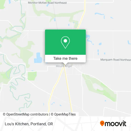Lou's Kitchen map
