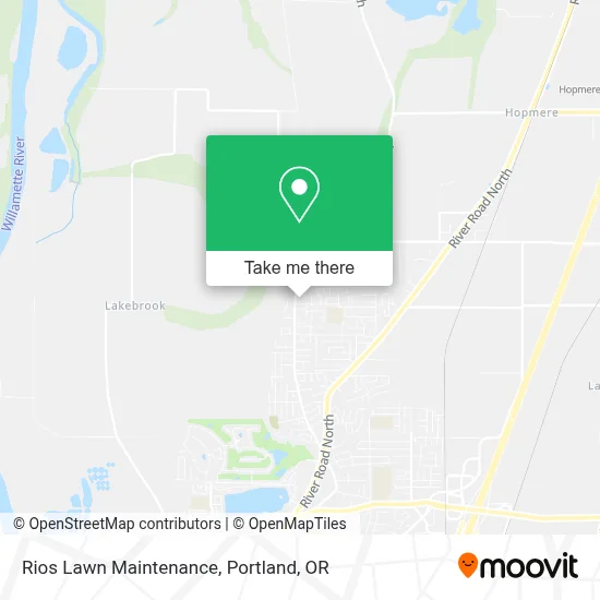 Rios Lawn Maintenance map