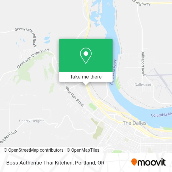 Boss Authentic Thai Kitchen map