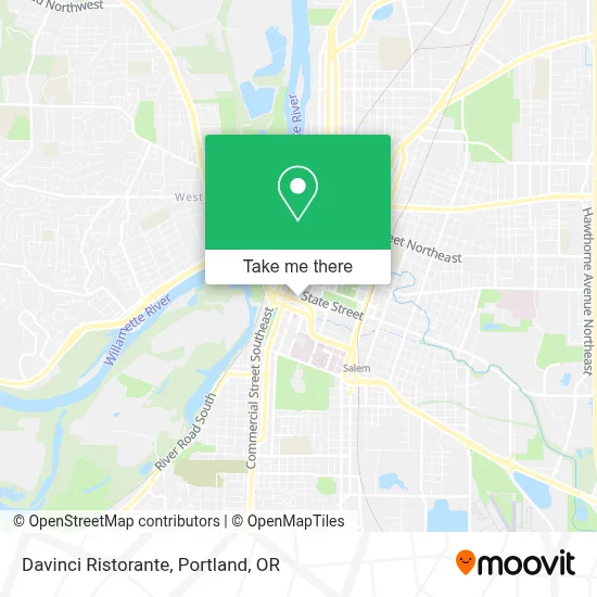 Davinci Ristorante map