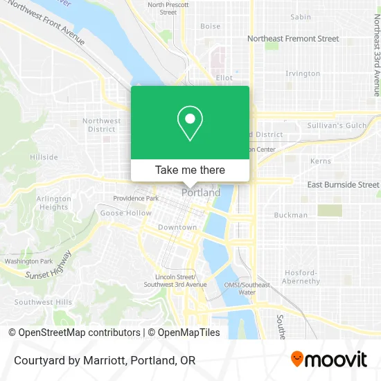 Courtyard by Marriott map