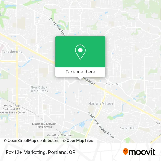 Fox12+ Marketing map