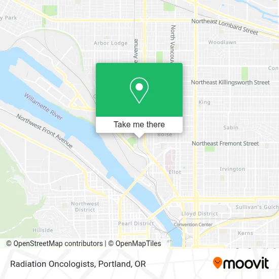 Radiation Oncologists map
