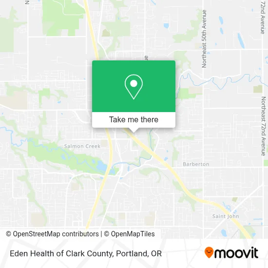 Eden Health of Clark County map