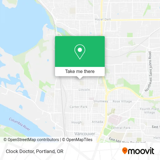 Clock Doctor map