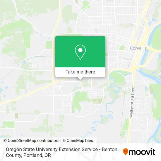 Oregon State University Extension Service - Benton County map
