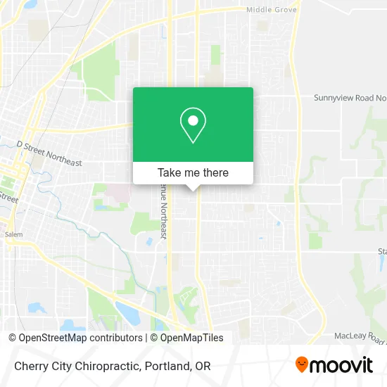 Cherry City Chiropractic map