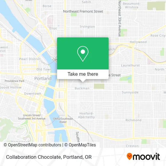 Collaboration Chocolate map