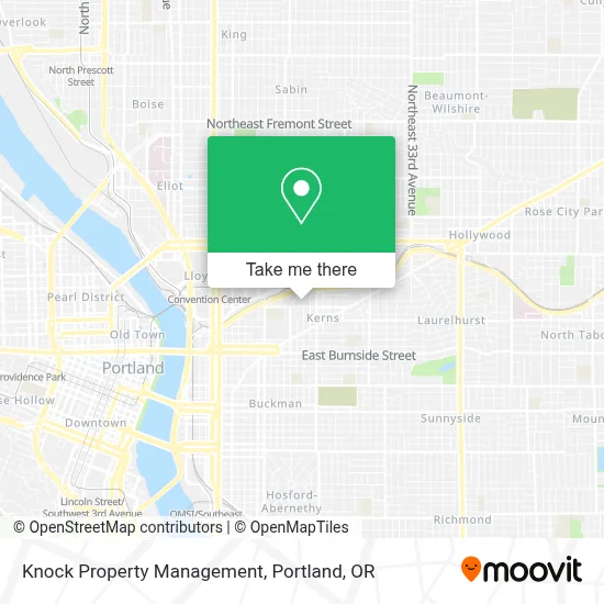 Knock Property Management map