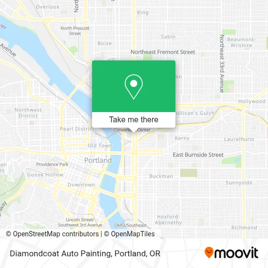 Diamondcoat Auto Painting map