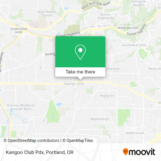 Kangoo Club Pdx map