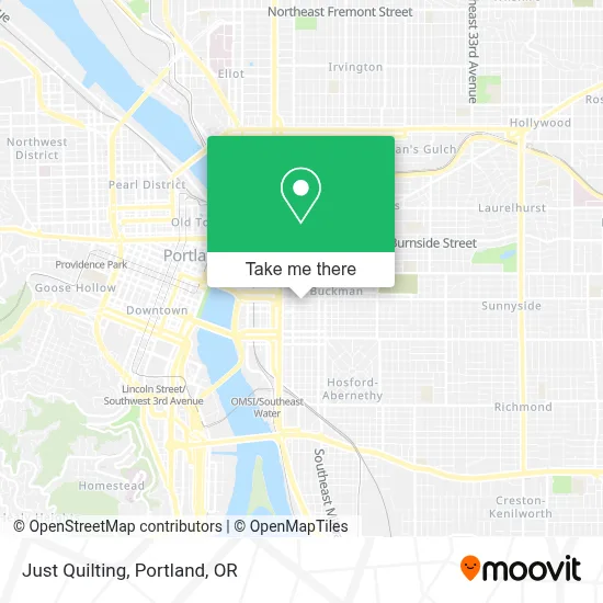 Just Quilting map