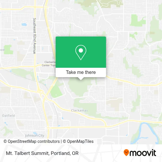 Mt. Talbert Summit map