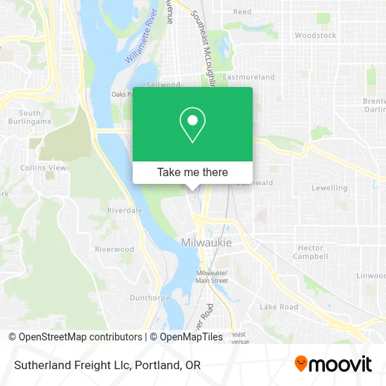 Sutherland Freight Llc map