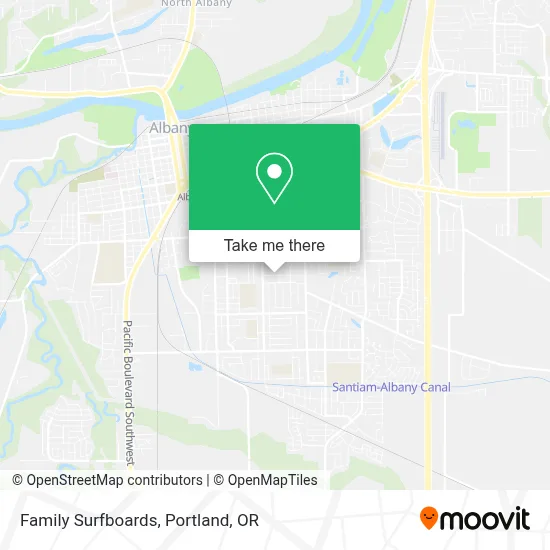 Family Surfboards map