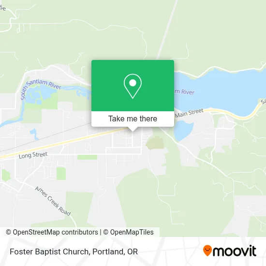 Foster Baptist Church map
