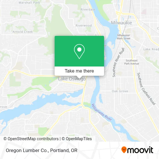 Oregon Lumber Co. map