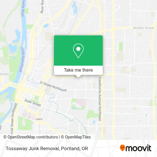 Tossaway Junk Removal map