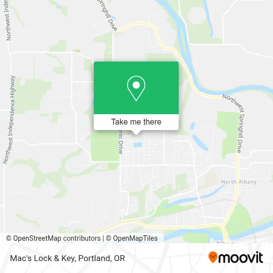 Mac's Lock & Key map