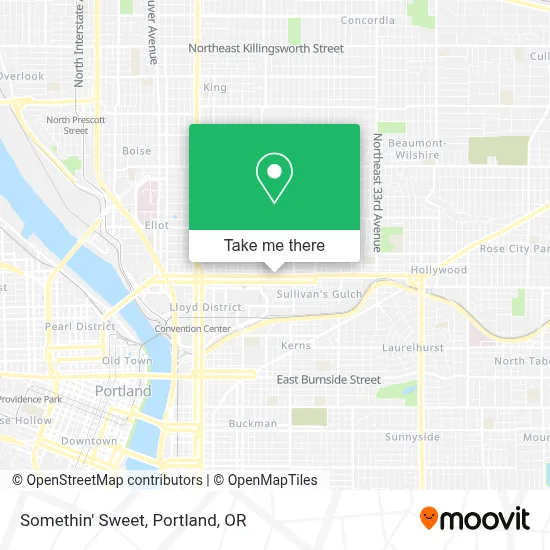 Somethin' Sweet map