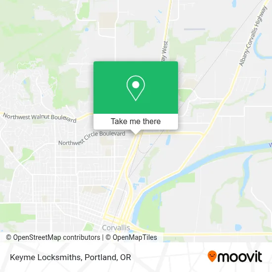 Keyme Locksmiths map