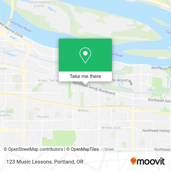 123 Music Lessons map
