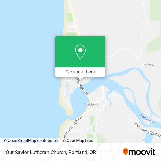 Our Savior Lutheran Church map