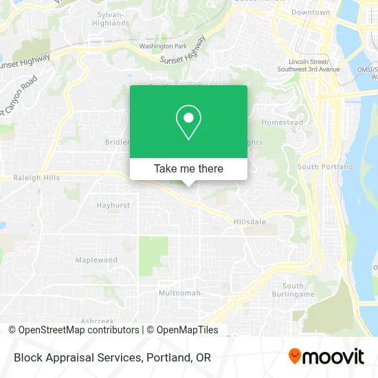 Block Appraisal Services map
