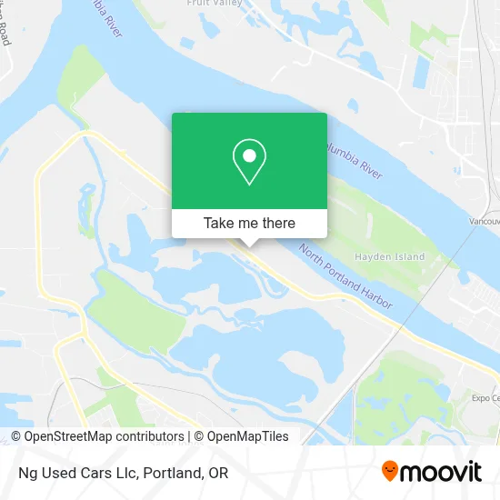Ng Used Cars Llc map