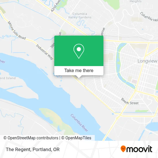 The Regent map