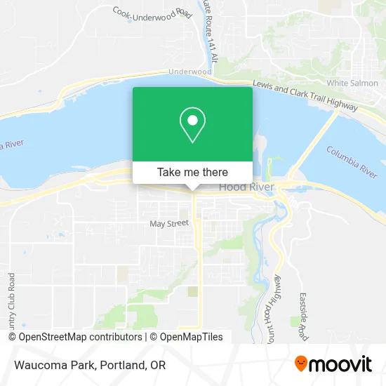 Waucoma Park map