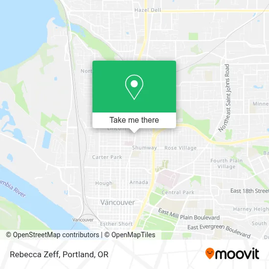 Rebecca Zeff map