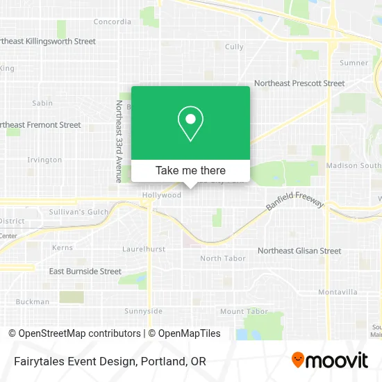 Fairytales Event Design map