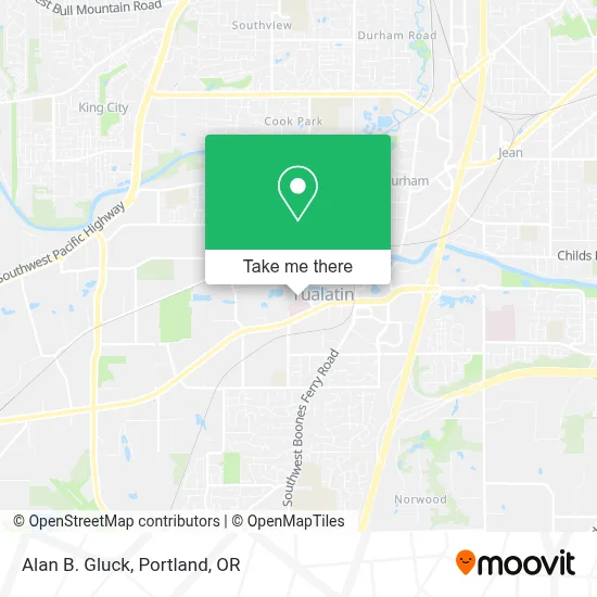 Alan B. Gluck map