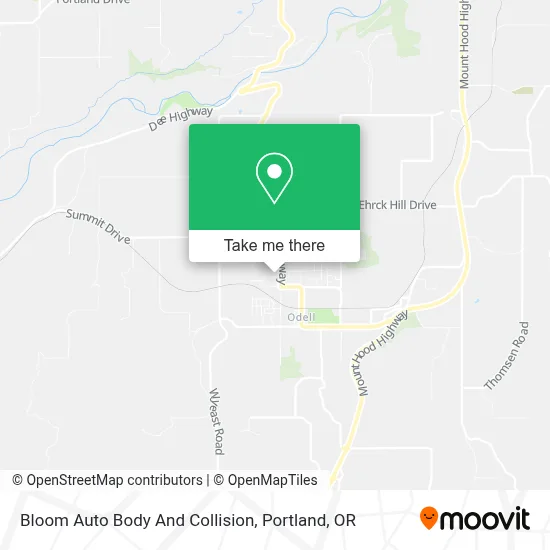 Bloom Auto Body And Collision map