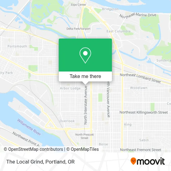 The Local Grind map