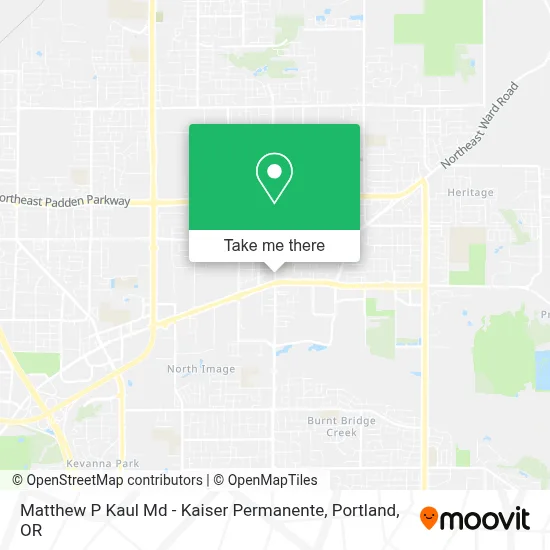 Matthew P Kaul Md - Kaiser Permanente map