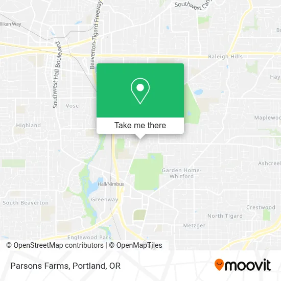 Parsons Farms map