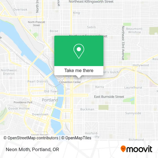 Neon Moth map
