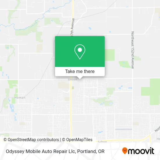 Odyssey Mobile Auto Repair Llc map