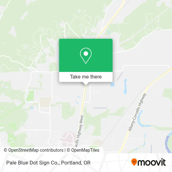 Pale Blue Dot Sign Co. map