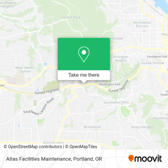 Atlas Facilities Maintenance map