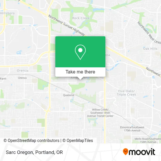 Sarc Oregon map