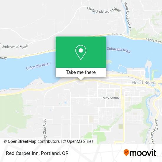 Red Carpet Inn map