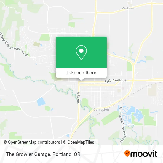 The Growler Garage map